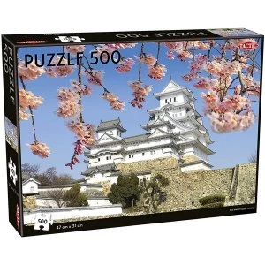 Image of White Egret Castle 500 Piece Jigsaw Puzzle