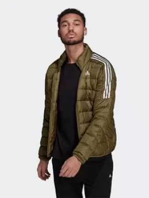 Image of adidas Essentials Down Jacket, Green, Size L, Men