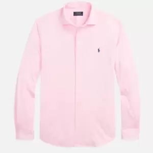 Image of Polo Ralph Lauren Mens Jersey Sport Shirt - Carmel Pink - L