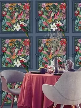 Image of Fresco Tropical Paradise Panel Wallpaper