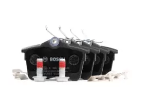 Image of Bosch Brake pad set 0 986 494 646 Brake pads,Brake pad set, disc brake PEUGEOT,CITROEN,308 SW I (4E_, 4H_),PARTNER Tepee,PARTNER Kasten