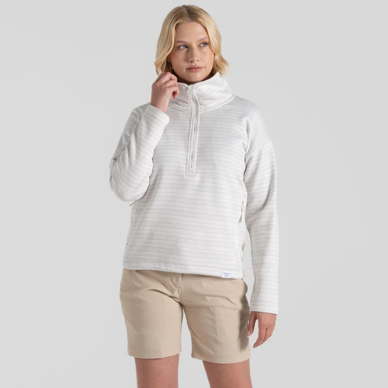 Image of Craghoppers Daisy' Lightweight Half Zip Fleece Grey