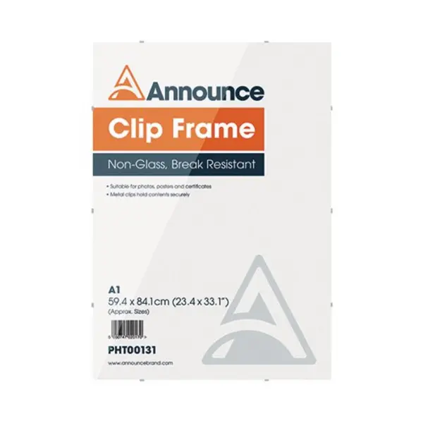 Image of Announce Announce Metal Clip Frame A1 PHT00131 PHT00131
