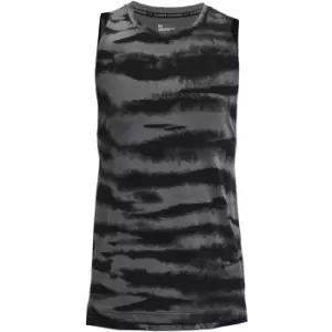 Image of Under Armour Base Print Tank Top Mens - Black