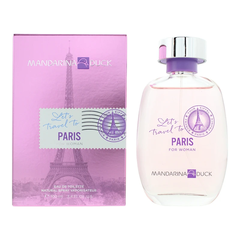 Image of Mandarina Duck Let's Travel To Paris For Woman Eau de Toilette 100ml
