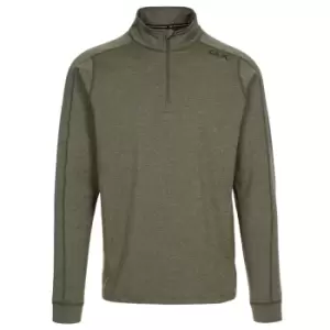 Image of Trespass Mens Nathan DLX T-Shirt (S) (Green Marl)