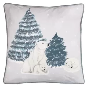 Image of Arcticus Arctic Animal Cushion Blue