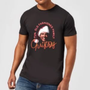 Image of National Lampoon Fun Old Fashioned Family Christmas Mens Christmas T-Shirt - Black - S