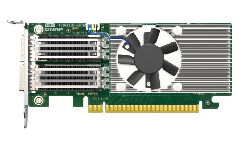 Image of QNAP QXG-100G2SF-BCM network card Internal Fiber 100000 Mbit/s