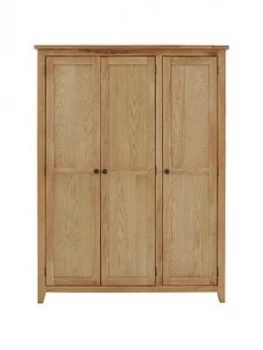 Image of Julian Bowen Marlborough 3 Door Wardrobe With Fitted Interior