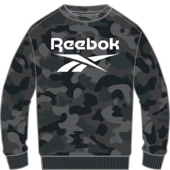 Image of Reebok AOP Crew - Black