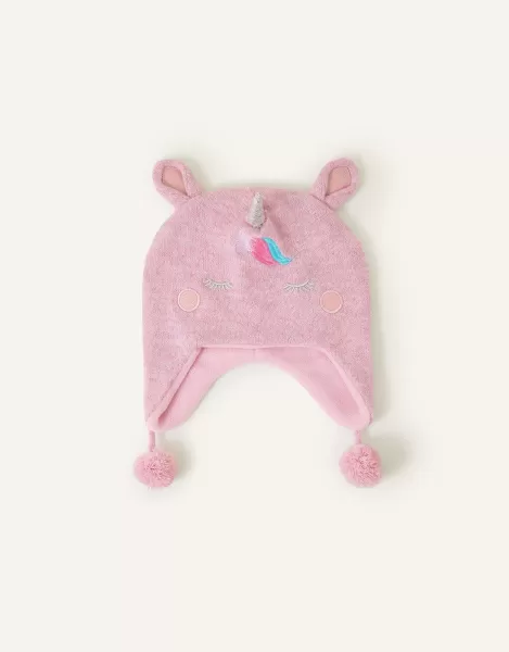 Image of Girls Unicorn Knit Hat