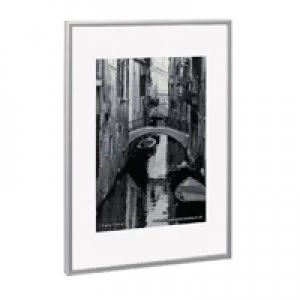Image of Photo Album Company Brushed Aluminium A4 Certificate Frame PAAFA4B