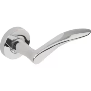 Image of Jigtech Vecta Door Pack Polished Privacy in Chrome Aluminium Zinc Alloy