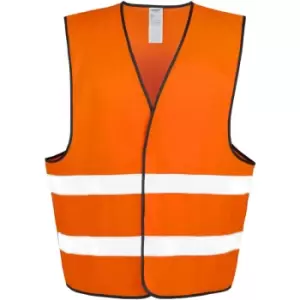 Image of Result Unisex Adult High-Vis Reflective Vest (L, XL) (Fluorescent Orange) - Fluorescent Orange