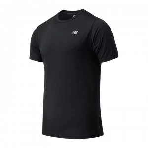 Image of New Balance Running T-Shirt - Black