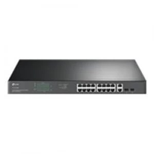 Image of TP LINK 18-Port Gigabit Rackmount Switch With 16 PoE+