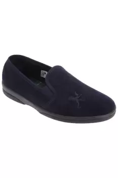 Image of Frazer Lion Motif Twin Gusset Slippers