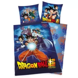 Image of Dragon Ball Super Duvet Set Characters 135 x 200cm / 80 x 80 cm
