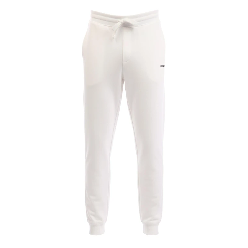 Image of Hugo Dayote Logo Print Tracksuit Bottoms Natural male XS