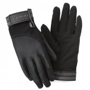Image of Ariat Air Grip Riding Gloves - Black