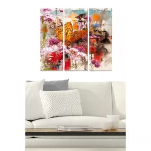 Image of MDF216869716 Multicolor Decorative MDF Painting (3 Pieces)