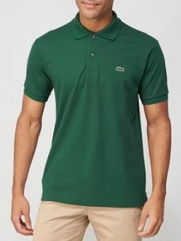 Image of Lacoste L1212 Classic Polo Shirt - Green, Size S, Men