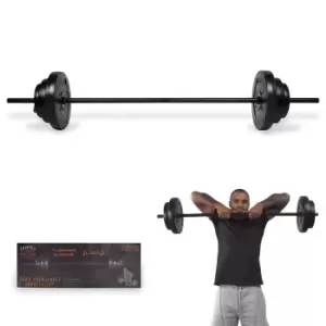 Image of Adjustable Barbel Set 20Kg Black