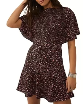 Image of Free People Florence Floral Print Mini Dress