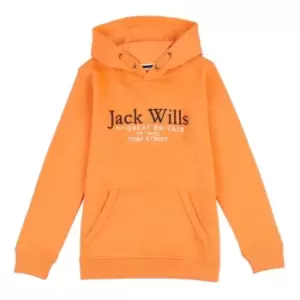Image of Jack Wills Wills OTH Hoodie Junior Boys - Orange