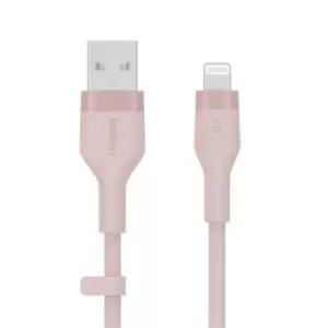 Image of Belkin CAA008BT1MPK USB cable 1m USB A USB C/Lightning Pink