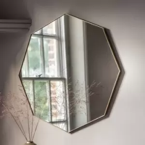 Image of Gallery Direct Bowie Octagon Mirror Champagne