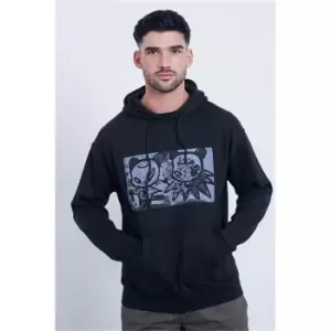 Image of I Saw It First Black Tot Mono Print Hoodie - Black
