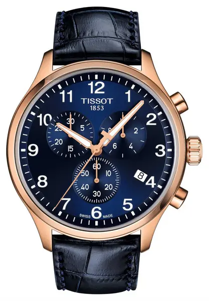 Image of Tissot T1166173604200 Chrono XL Classic (45mm) Blue Dial / Watch