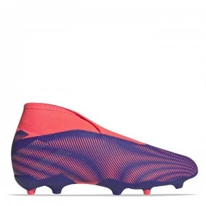 Image of adidas Nemeziz .3 Laceless Childrens FG Football Boots - Ink/SignPink