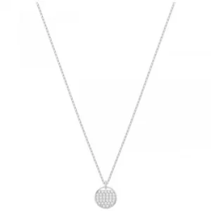 Image of Ladies Swarovski Silver Plated Ginger Necklace