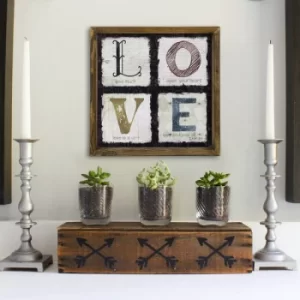 Image of MZM503 Multicolor Decorative Framed MDF Painting