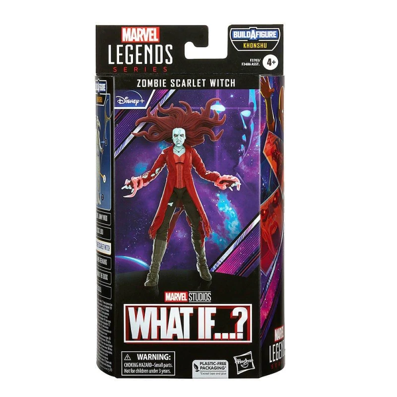 Image of What If...? Marvel Legends Action Figure Khonshu BAF: Zombie Scarlet Witch 15 cm