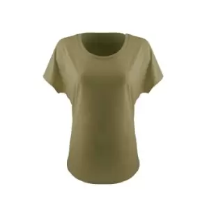 Image of Next Level Womens/Ladies Ideal Dolman T-Shirt (L) (Red)