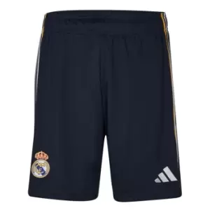 Image of adidas Real Madrid Away Shorts 2023 2024 Adults - Blue