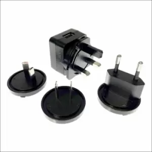 Image of TP1074 5V 1A International usb charger with uk us au eu - Tiger Power Supplies