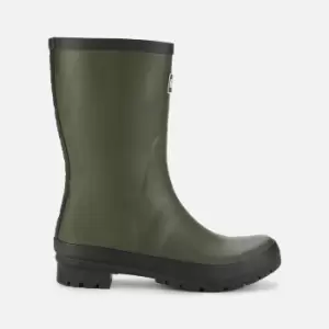 Image of Barbour Womens Banbury Mid Wellies - Olive - UK 3