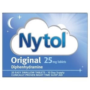 Image of Nytol Original 25mg Tablets - 20 Tablets