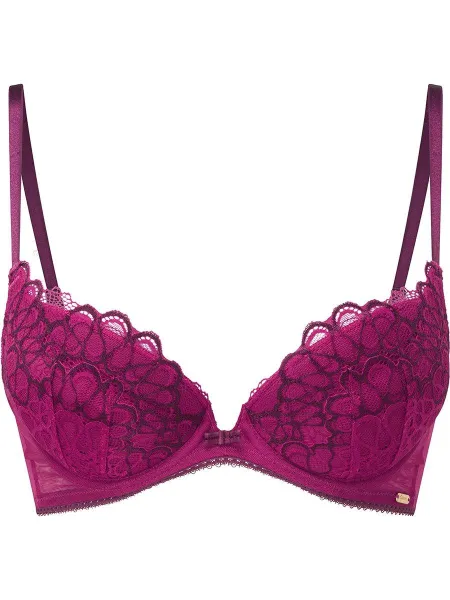 Image of Swirl Padded Plunge Bra