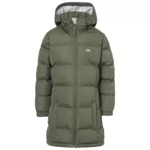 Image of Trespass Childrens Girls Tiffy Padded Jacket (5/6 Years) (Moss)
