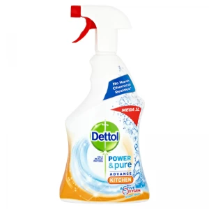 Image of Dettol Power and Pure Kitchen Spray 1L