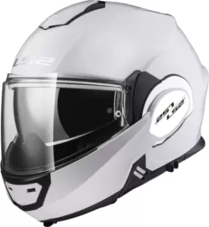 Image of LS2 FF399 Valiant Single Mono Helmet, white, Size XL, white, Size XL