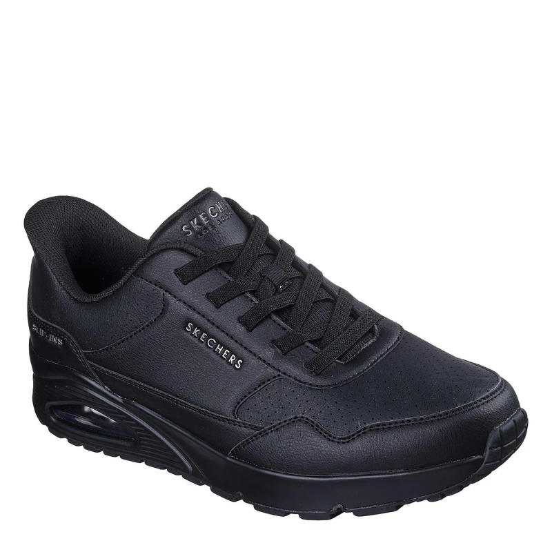 Image of Skechers UNO Banksia Luxe Shoes Mens Black male 7 (41)