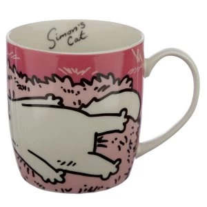 Image of Pink Simon & Cat Porcelain Mug