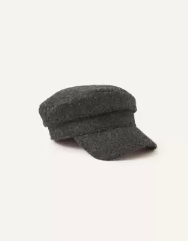 Image of Accessorize Boucle Textured Baker Boy Hat